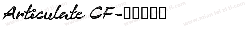 Articulate CF字体转换